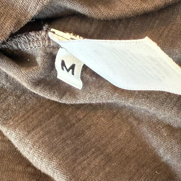 LNA Revolve Double Cut Slub Tee M Charcoal Gray‎ SoftGrunge CoolGirl Minimalist - Picture 6 of 7